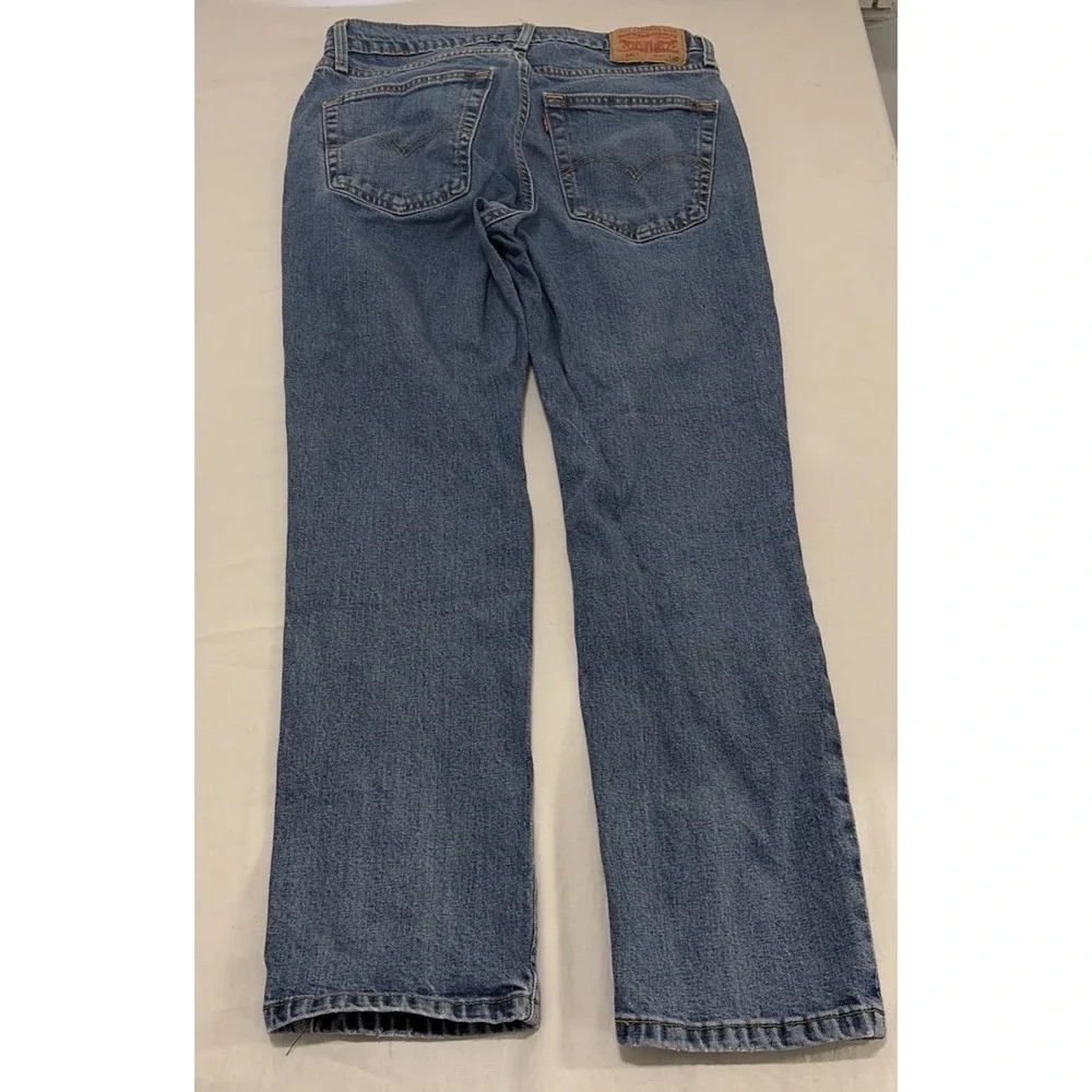 Levis Premium 541 Athletic Taper Jeans Mens 30x30 Medium Wash Blue Stretch Denim